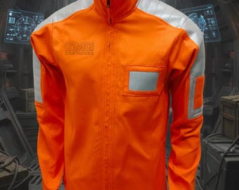 Cassian Andor Rebel Orange Jacket | Star Wars Andor Cosplay