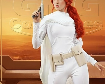 Handcrafted Star Wars Padme Amidala Cosplay Costume, Queen Outfit