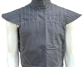 Boba Fett Vest Black | Mandalorian Bounty Hunter Cosplay | Star Wars Costume Armor Vest