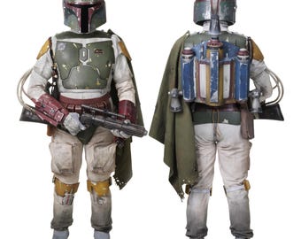Star Wars Supertrooper Cosplay Costume | Boba Fett Style Outfit | White Prototype Mandalorian Armor