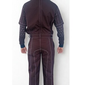 Mandalorian Din Djarin Cosplay Costume | 3-Piece Star Wars Bounty Hunter Brown Suit image 6