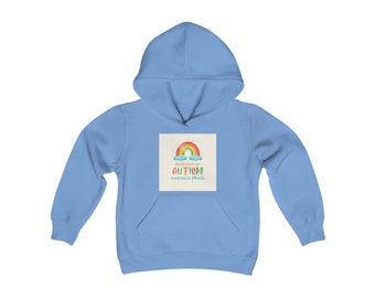 Autism Awareness Youth Heavy Blend Hooded Sweatshirt