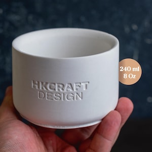 Customizable Silicone Mold - Medium Size Custom Candle Jar Mold - 8,5oz / 250ml