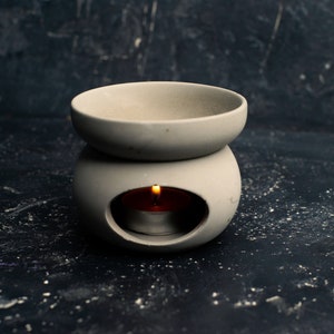 Medium Tealight Lamp Silicone Mold, Aromatherapy Essential Oil Diffuser