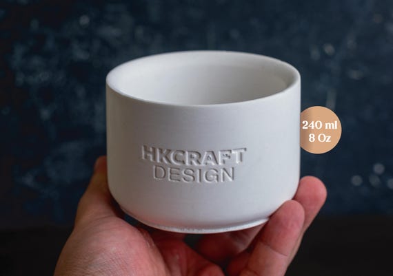 Customizable Silicone Mold - Medium Size Custom Candle Jar Mold - 8,5oz / 250ml