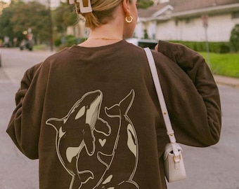 Orca Shirts Orca T Shirt Whale Shirt Orcas Coconut Girl Shark Shirt Ocean Inspired Style Ocean Animal Shirt Preppy Stuff Oceancore Beach Bum