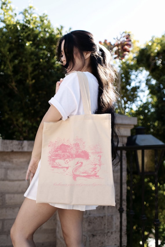 Coquette Tote Bag Ballet Aesthetic Ballet Core Ballet Bag Coquette Aesthetic Coquette Clothing Balletcore Hyper Feminine Princesscore