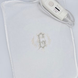 Turkish terry velour monogrammed heating pad cover, Best graduation gift for girls, Unique mother and grandmother gifts.Gift for girls