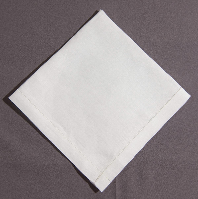 Finest Irish linen men's handkerchiefs.Luxury men's gifts.Groomsmen gift.Father of the Bride gift.Anniversary gift.Men's luxury b'day gift bild 5