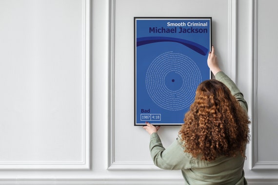 Michael Jackson Vinyl Record Art