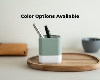 Minimalist Pen Holder – Modern Desk Organizer for Office, or Workspace