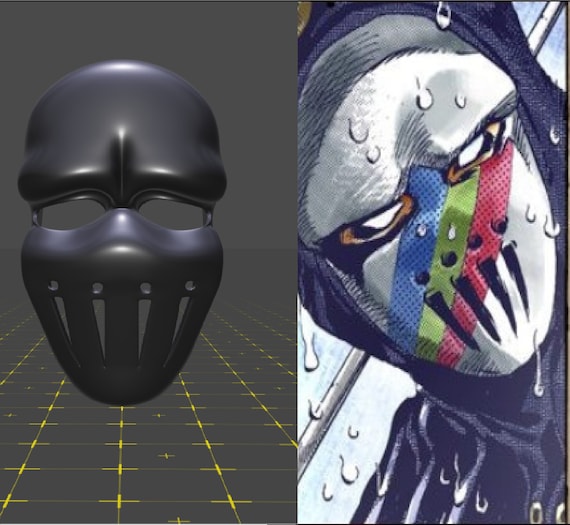 ジョジョ ブラックモアのマスク STL (キャッチ・ザ・レインボー