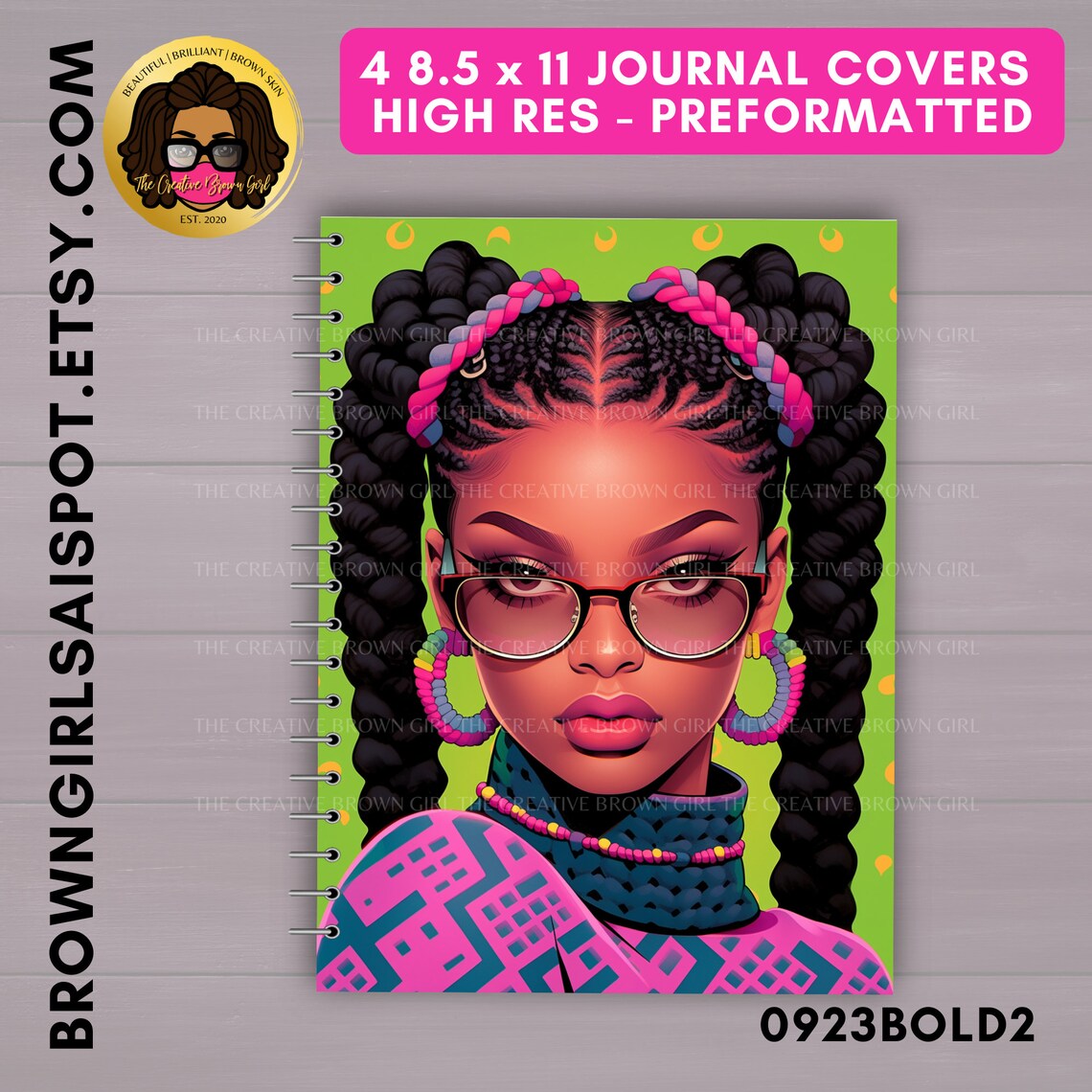 DIGITAL DOWNLOAD Journal Cover Art With A Small Business Extended Use digital-download-journal-cover-art-with-a-small-business-extended-use