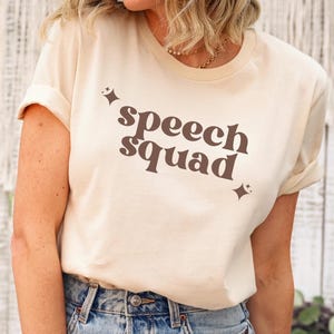 Speech Therapy Shirt, Speech Shirt, Language Pathologist Shirt, Speech Pathology Tee, SLP Shirt, Speech Therapist Appreciation, Speech Squad