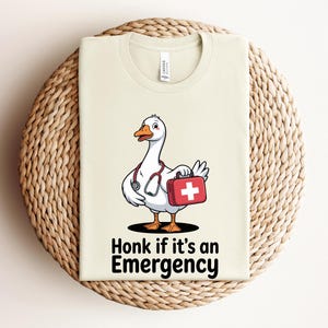 Emergency Nurse Shirt, Funny ER Nurse Shirt, Honk If It’s an Emergency T-Shirt, Nurse Life Shirt, RN Gift, ICU Nurse Shirt, Trauma Nurse Tee