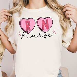 RN Nurse Valentine Shirt, Registered Nurse Shirt, RN Nurse Shirt, Nurse Shirt, Nurse Gift Idea, Gift For Nurse,  Valentine Nurse Shirt