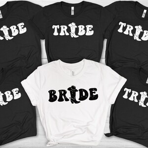 Country Bachelorette Shirt,  Western Bachelorette Party Favors, Team Bride Shirt, Bride Shirt, Getting Hitched Rowdy Shirt, Engagement Shirt