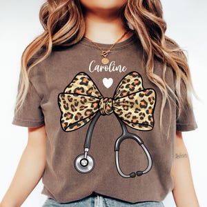 Comfort Colors® Custom Nurse Shirt, Nurse Shirt, Gift For Nurse, Personalized Nurse Shirt, Registered Nurse T-Shirt, Nurse Week Shirt