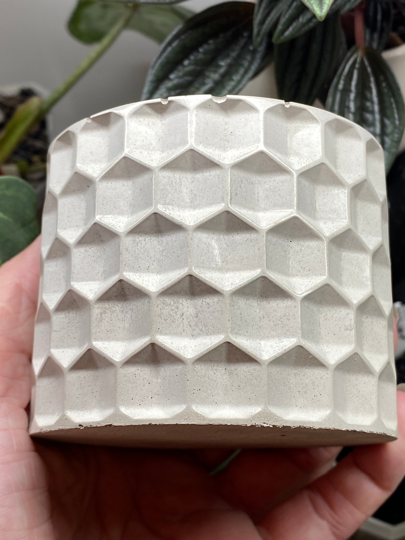 3 Cement Planter Candle Holder Sage Smudging Vessel Etsy