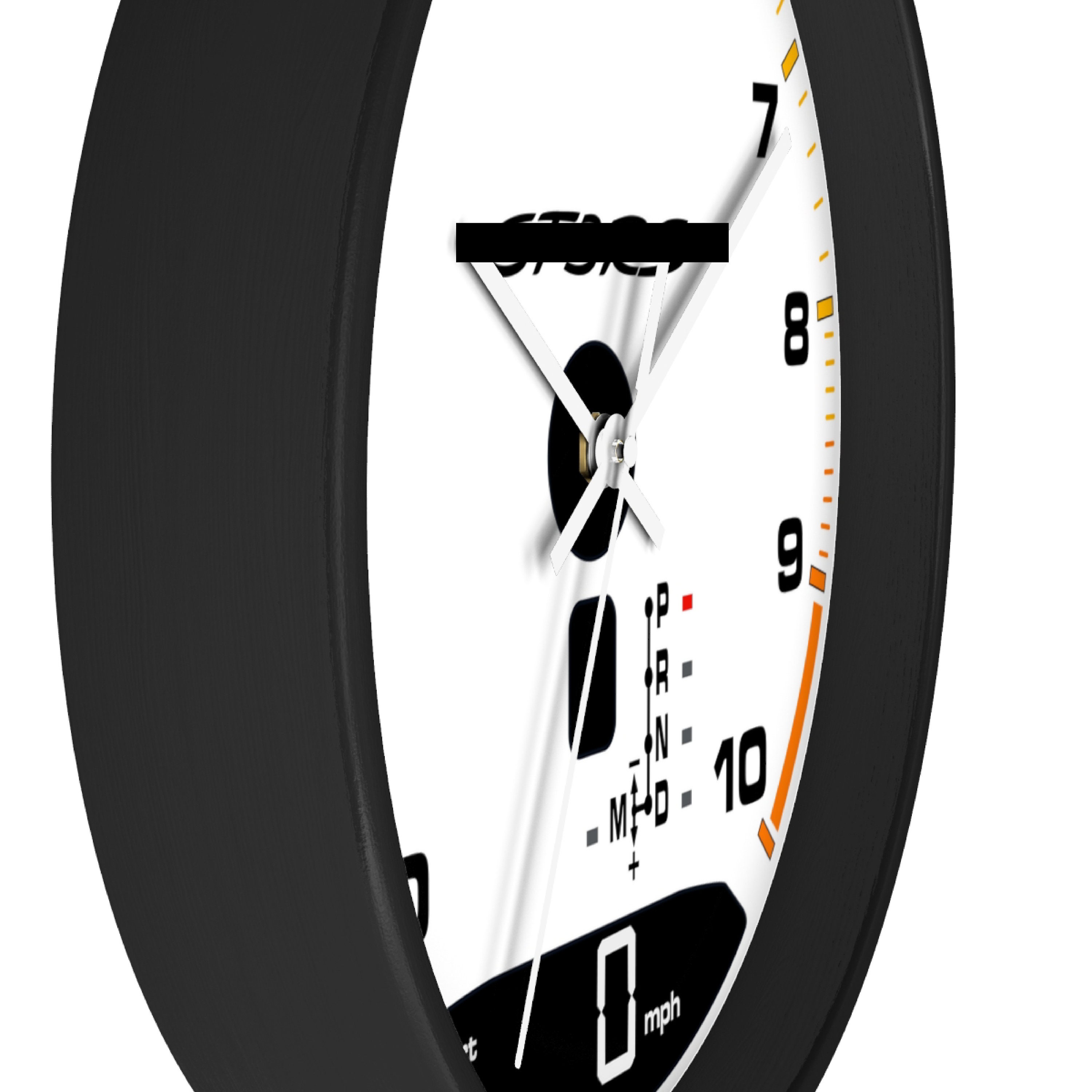 Porsche Inspired GT3RS White Tachometer Wall Clock Etsy