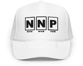 Nice Nice Pow Premier Limited Edition 1/1 black on white launch hat