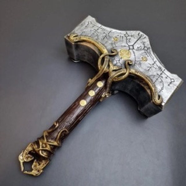 Mjolnir Replica God of War Etsy