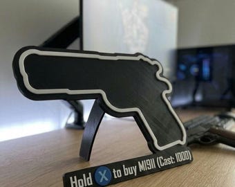 COD Zombies M1911 Wall Buy Sign | 1:1 Scale