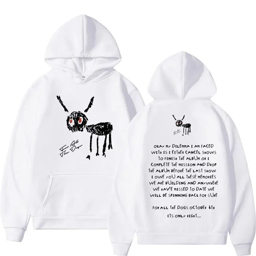 Drake for All The Dogs Streetwear Graphic Hoodie sold by Adam Fard ...