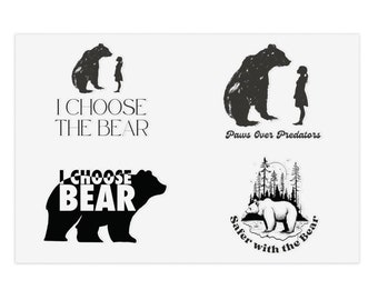 I Choose The Bear Sticker Sheets