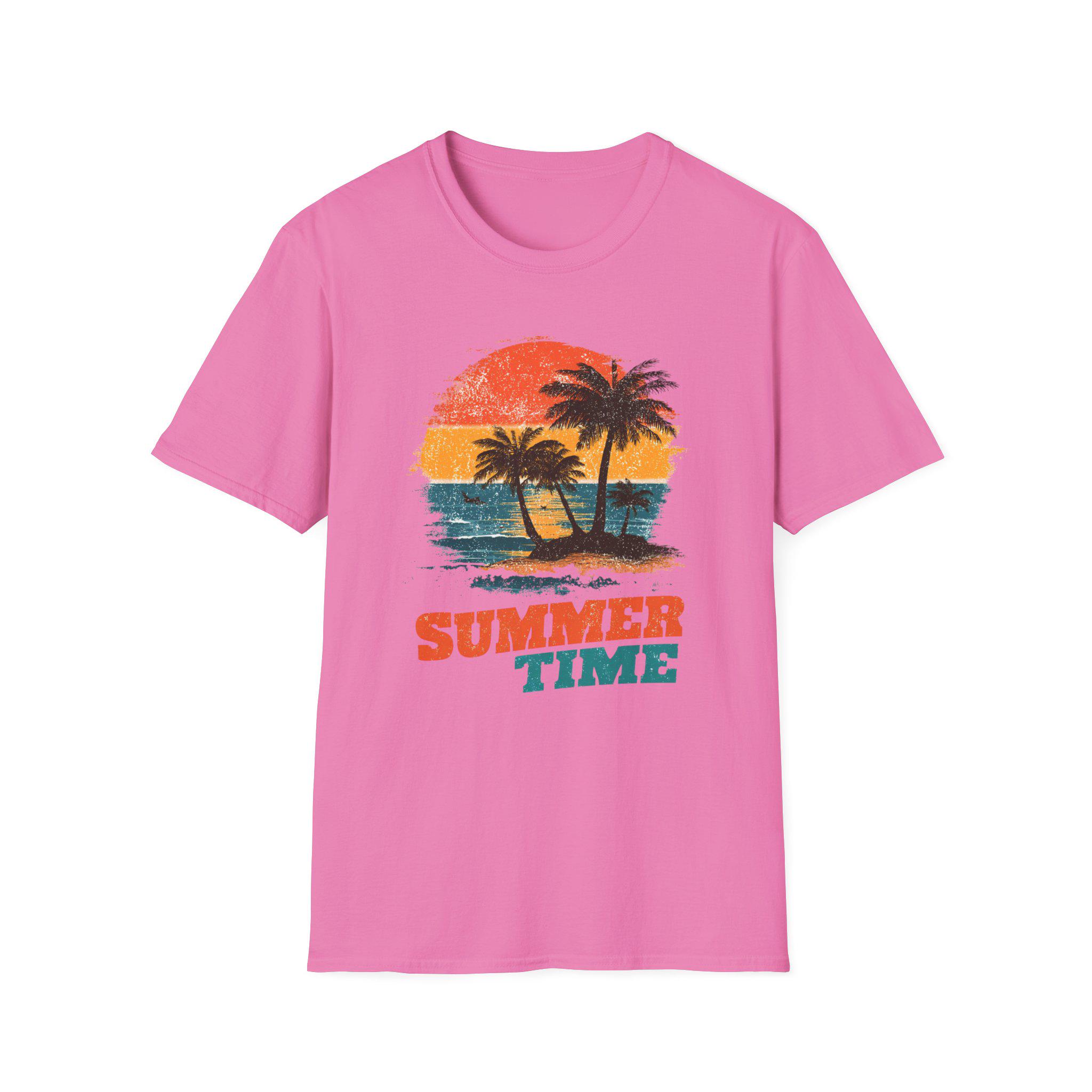 Summer Time Soft Cotton T-shirt: Beach Vibes Unisex Tee - Etsy