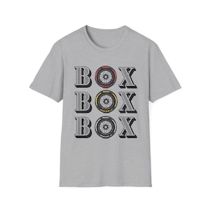 Formula 1 Fan Unisex Softstyle T-Shirt, F1 Gift Shirt, Box Box Box Tee, Racing Fan Apparel, Formula One Shirt