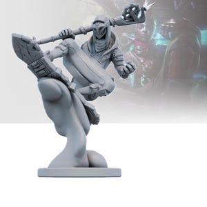 Ekko League of Legends Resin Figurine - Arcane Ekko Collectible Statue - Handcrafted LoL Figure for Fans and Gamers