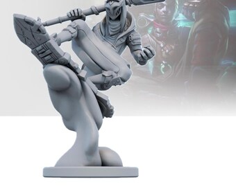 Ekko League of Legends Resin Figurine - Arcane Ekko Collectible Statue - Handcrafted LoL Figure for Fans and Gamers