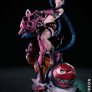 最終値下げ　正規品　新品未開封　リーグ・オブ・レジェンド ジンクス フィギュア ジンクス UNLOCKED スタチュー | リーグ・オブ・レジェンド（LoL