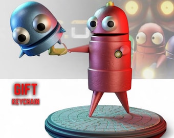 R.E.P.O. Resin Figure, Robot R.E.P.O. Video Game, Dystopian Collectible, Handmade Desk Decor Gamer Gift for REPO Fans