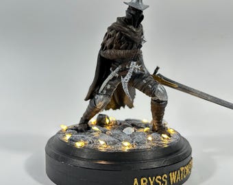 Abyss Watchers Dark Souls 3 LED Resin Statue – Handcrafted Collectible Figure, Unique Soulslike Decor, Perfect Gamer Gift for Fans