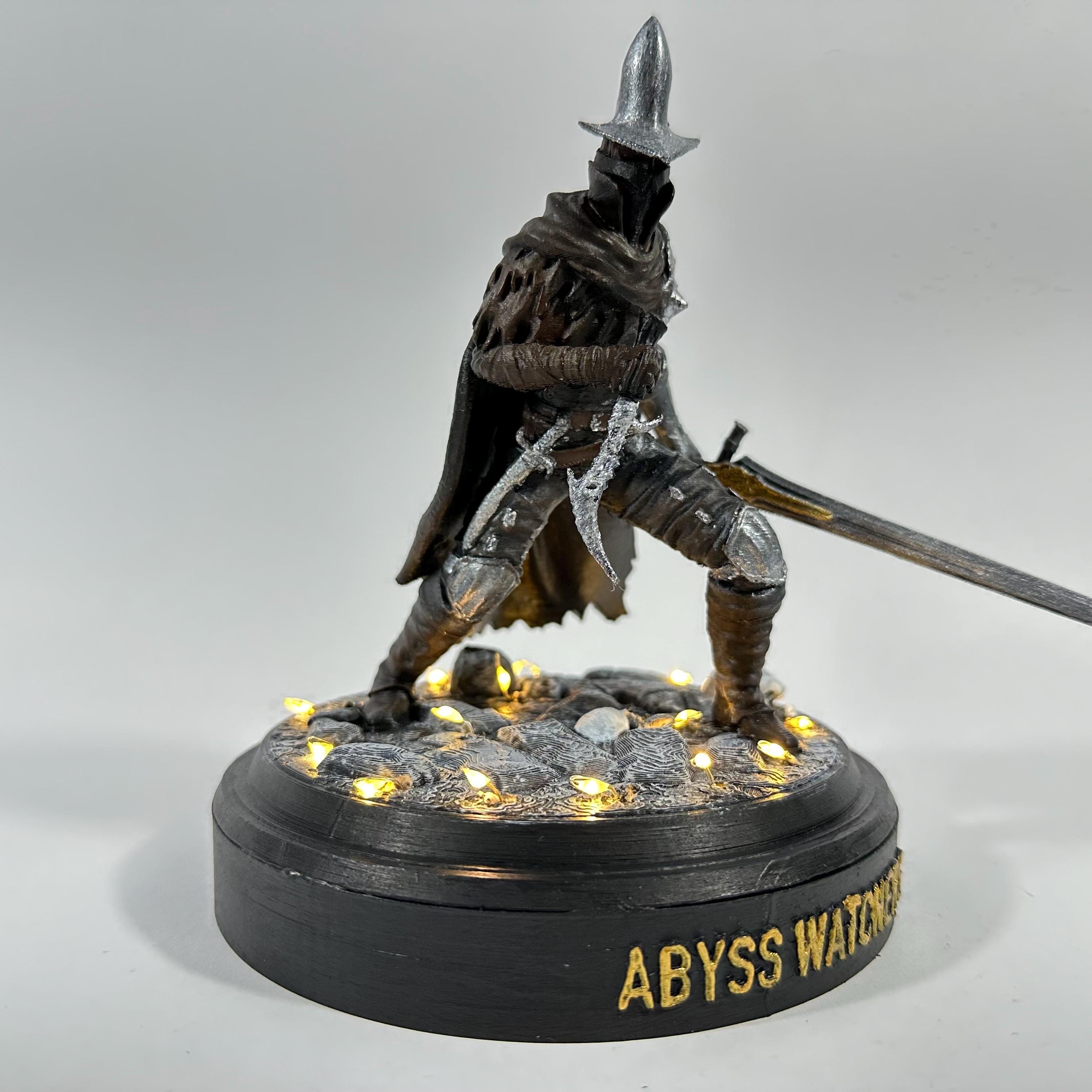 Abyss Watchers Dark Souls 3 LED Resin Statue – Handcrafted Collectible Figure, Unique Soulslike Decor, Perfect Gamer Gift for Fans