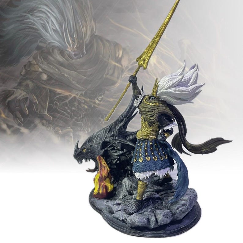 Nameless King Dark Souls 3 Resin Statue – Handcrafted Collectible ...