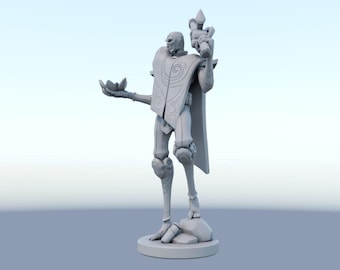 Jhin Resin Figure - League of Legends Collectible - Custom Unpainted 3D Printed Gaming Statue - Unique Gamer Gift