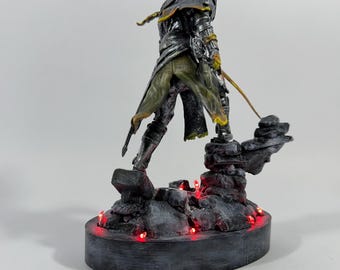 ダークソウル　フィギュア　レジンランプ　レジンアート　インテリア　LED ソウル・オブ・シンダー樹脂製フィギュア（LEDライト付き） - ダーク