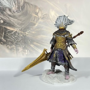 Dark Souls 3 Nameless King Resin-beeldje | Handgemaakt verzamelobject | 3D-geprint standbeeld | Uniek cadeau voor gamers | Episch gamedecor
