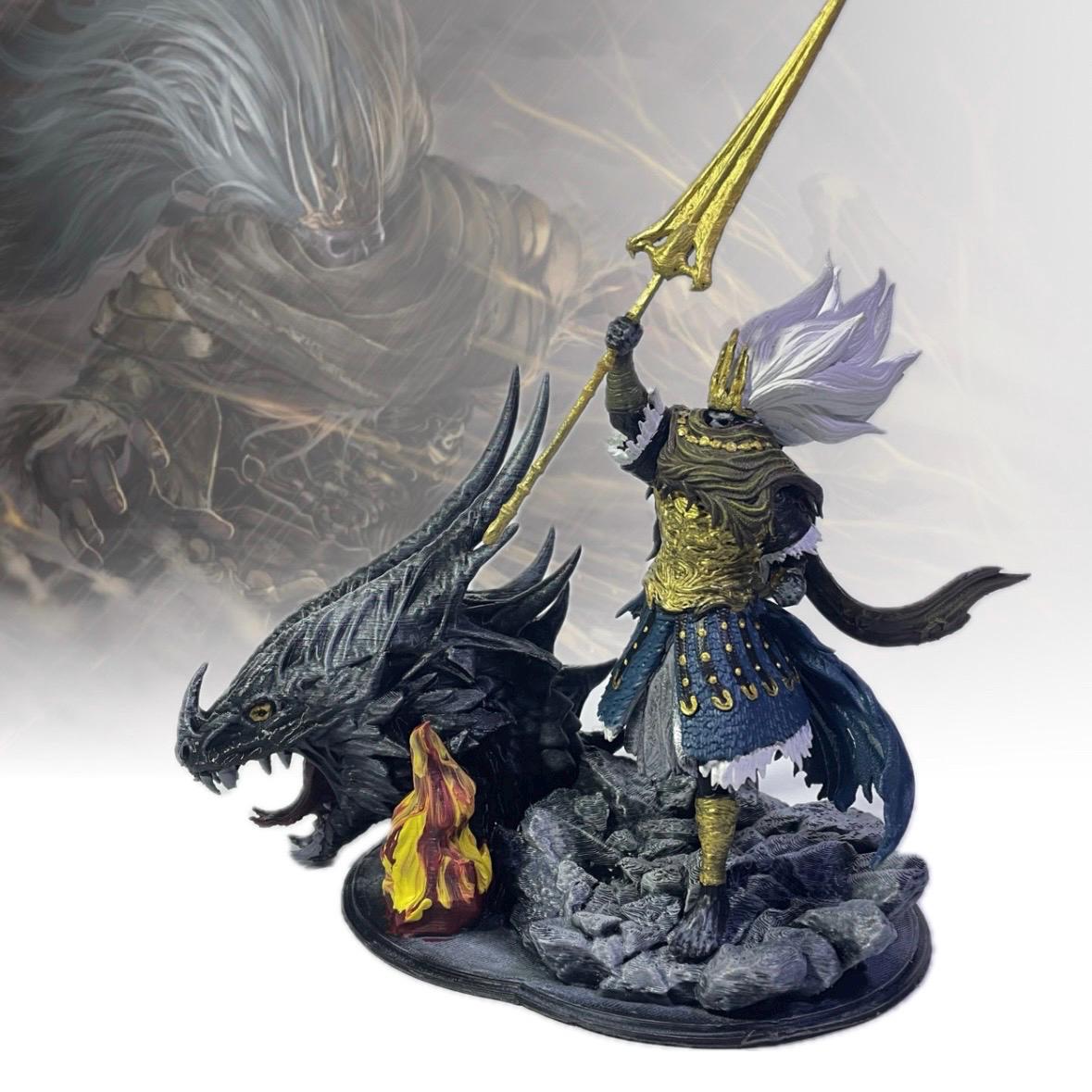 Nameless King Dark Souls 3 Resin Statue – Handcrafted Collectible ...