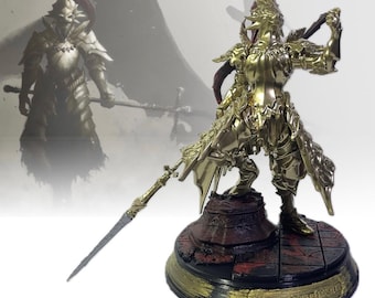 Dragon Slayer Ornstein Dark Souls 3 Resin Figurine | Collectible Hand-Painted Figure | Unique Boss Gift | Dark Souls Display Statue | Gamer