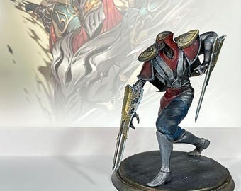 Zed - League of Legends Resin Figurine | 3D Printed Collectible Statue | Unique Gamer Gift | Fantasy Decor | LoL Champion Art