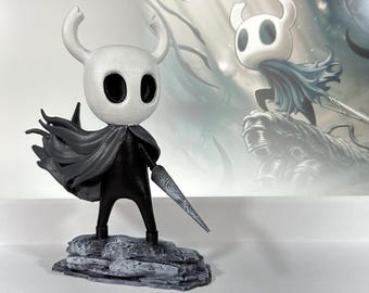 ホロウナイトのフィギュア – インディーゲームにインスパイアされた3D