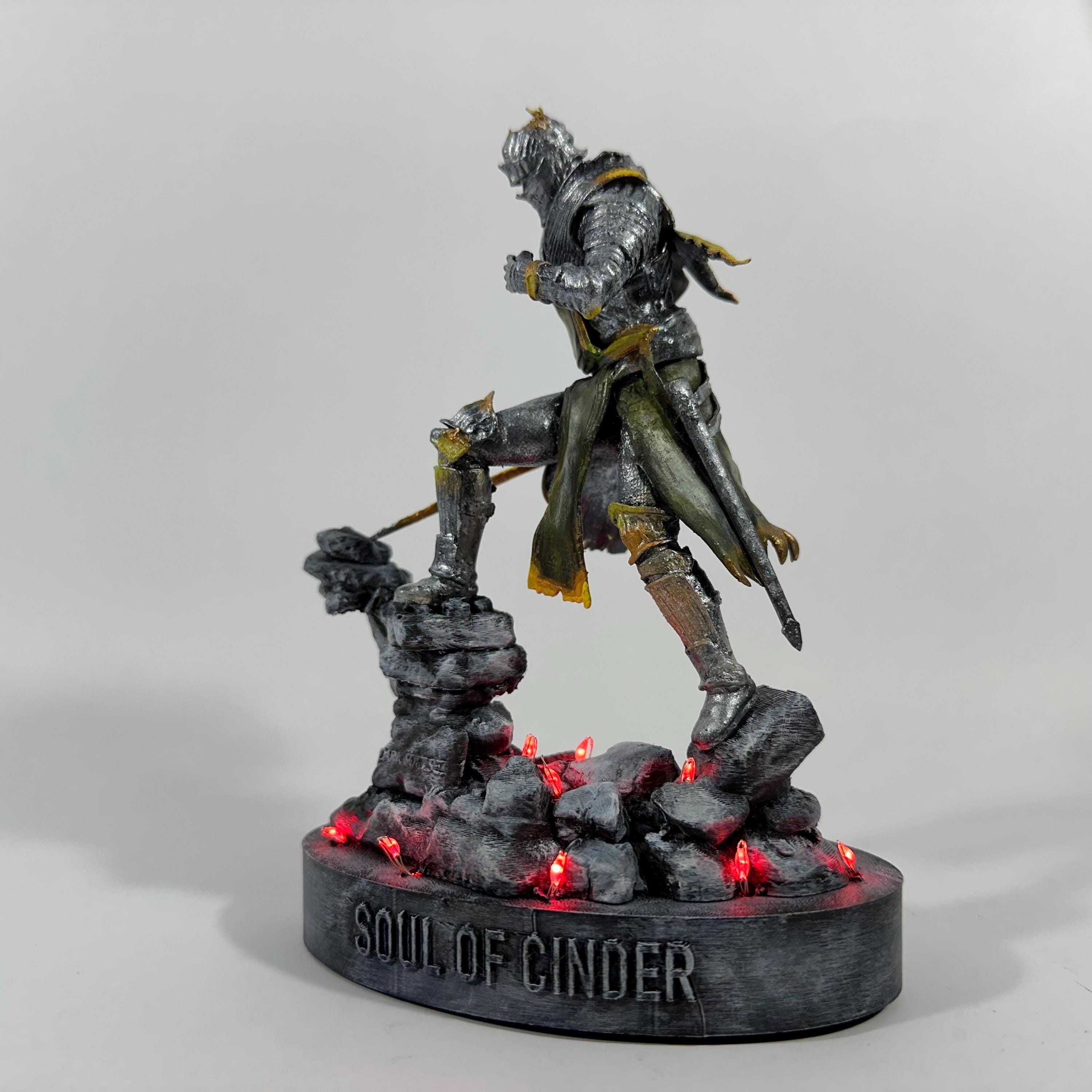 Soul of Cinder Resin Figurine With LED Lights - Dark Souls