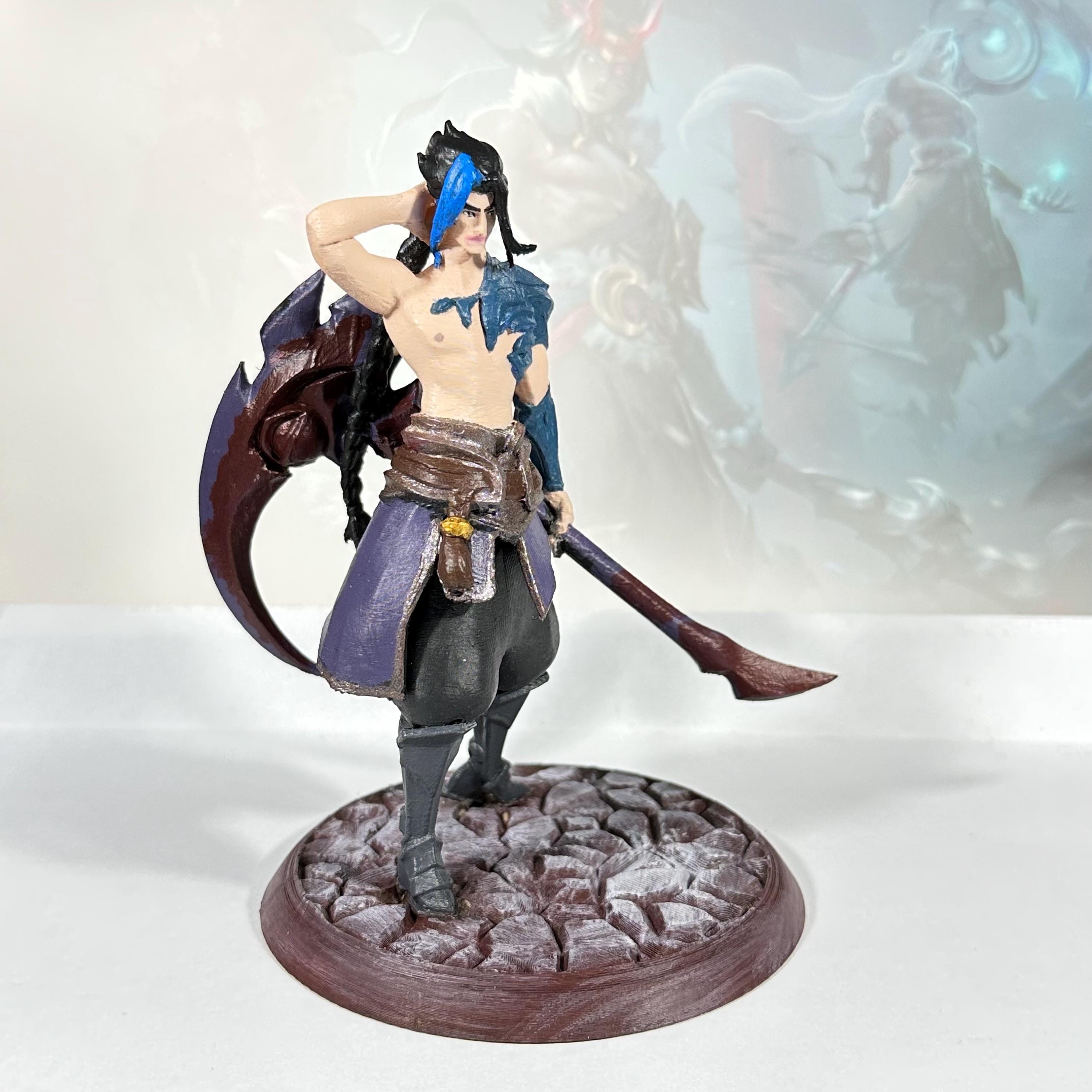 Kayn League of Legends Resin Figurine | Shadow Assassin & Rhaast