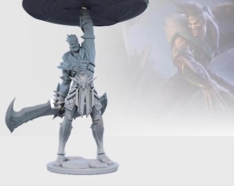 Draven League of Legends Resin Figurine | Custom 3D Printed League of Legends Champion Statue | Unique Gamer Gift & Collectible for LoL Fans