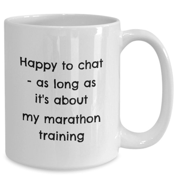 Marathon gift, marathon coffee mug, marathon running gift, nyc marathon gift, marathon related gift, marathon themed gift, marathon gag gift