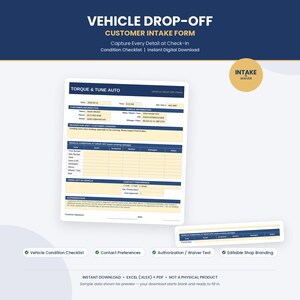 Tool Inventory Checkout Log Template | Shop Equipment Tracker Excel & PDF | Mechanic Tool Log | Instant Download